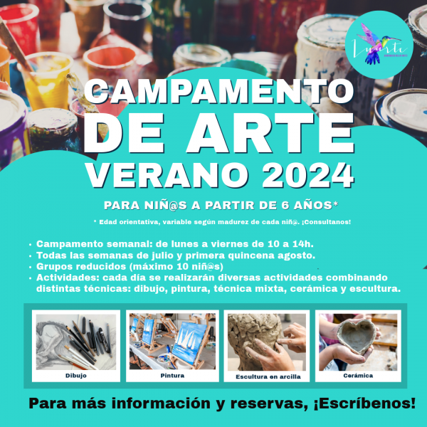 Cartel Campamento de arte en Torrelodones